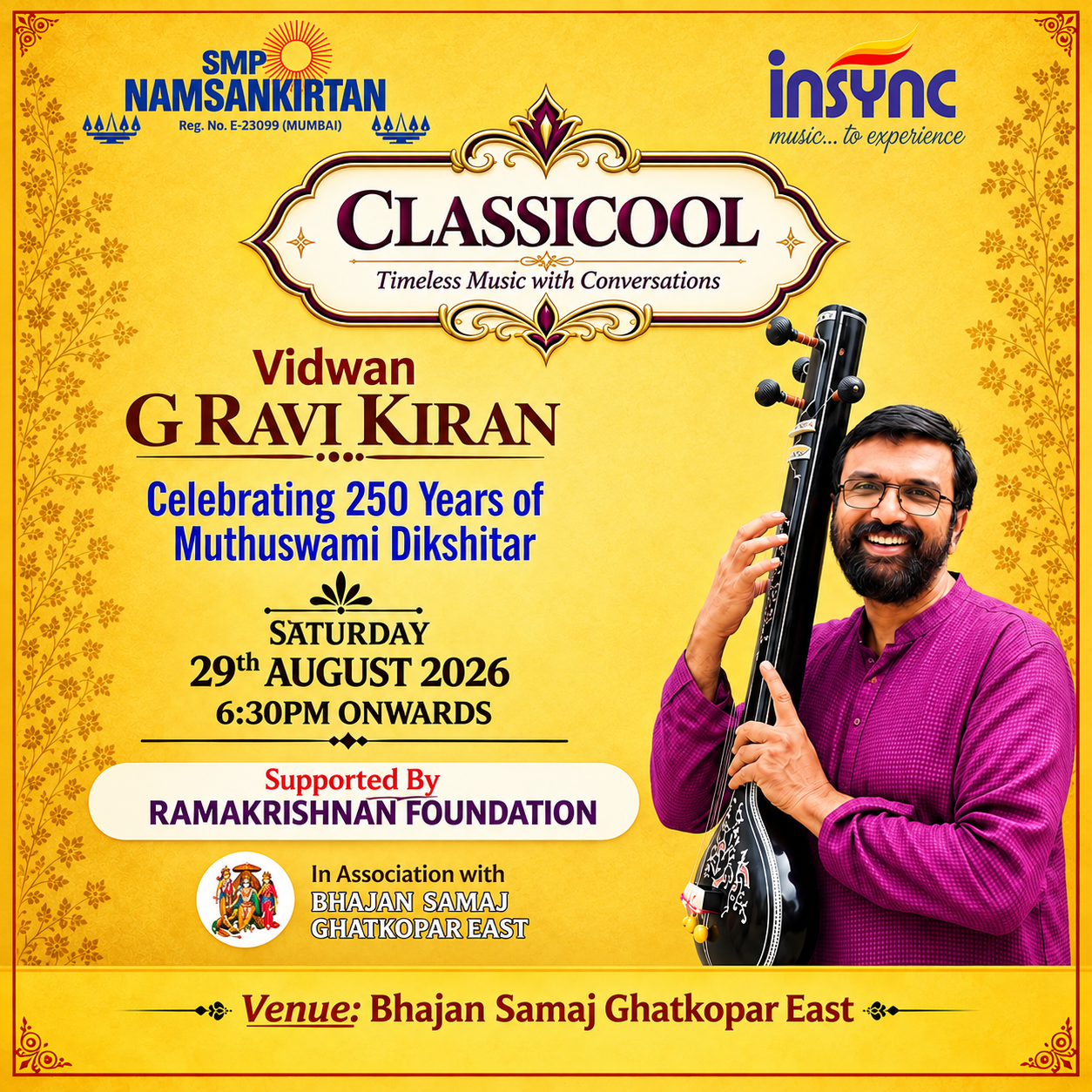 CLASSICOOL-250 YEARS OF MUTHUSWAMI DIKSHITAR
