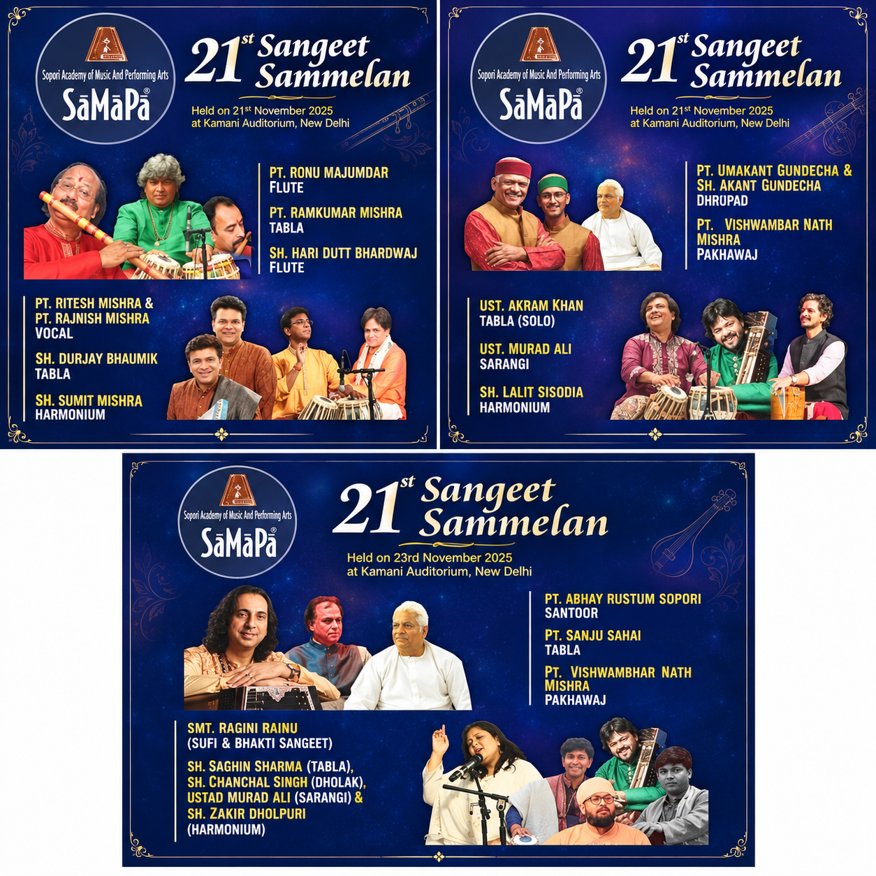 21st SaMaPa SANGEET SAMMELAN